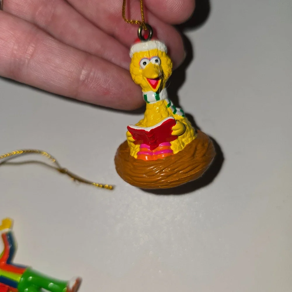 Vintage 2006 Sesame Street Christmas Ornaments Set of 5 Kurt Adler Holiday
